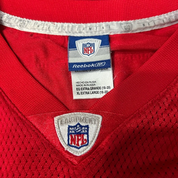 Jared Allen  Kansas City Chiefs Retro Reebok Red NFL Jersey - Picture 2 of 8